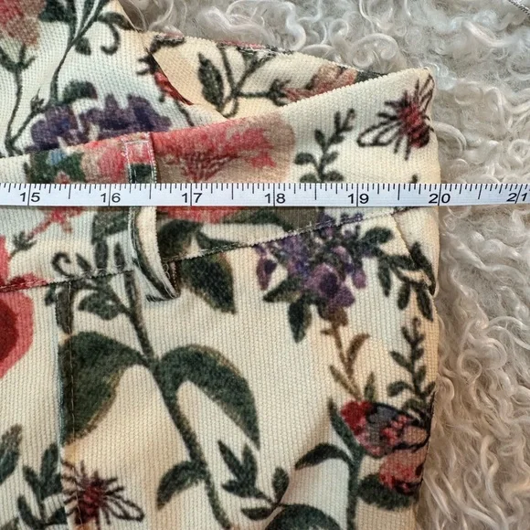 CIDER NWT CORDUROY FLORAL WIDE LEG OVERALLS 1X - Picture 7 of 7